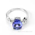 Tanzanite Value Sterling Silver S925 anillo de joyería